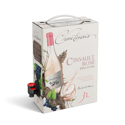 3L Cinsault Rose Vin de Pays D'OC Chantenais 12%