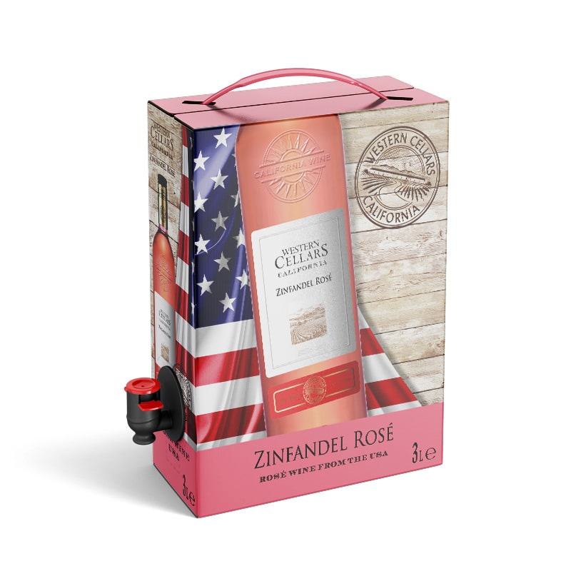 3L Zinfandel Rosè de Californie Western Cellars 10%