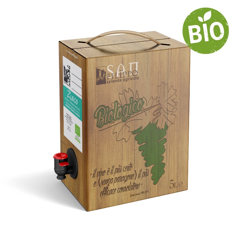 5L Ziaco Trebbiano Moscato IGT Marche BIO 13% in Legno