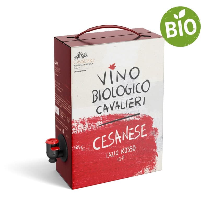 3L Cesanese Rosso IGP Lazio BIO 14%.