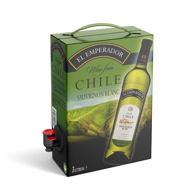3L El Emperador Vin du Chili Sauvignon Blanc 13%.