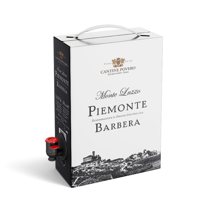 3L Barbera DOC Piemonte 13,5% Monte Luzzo.