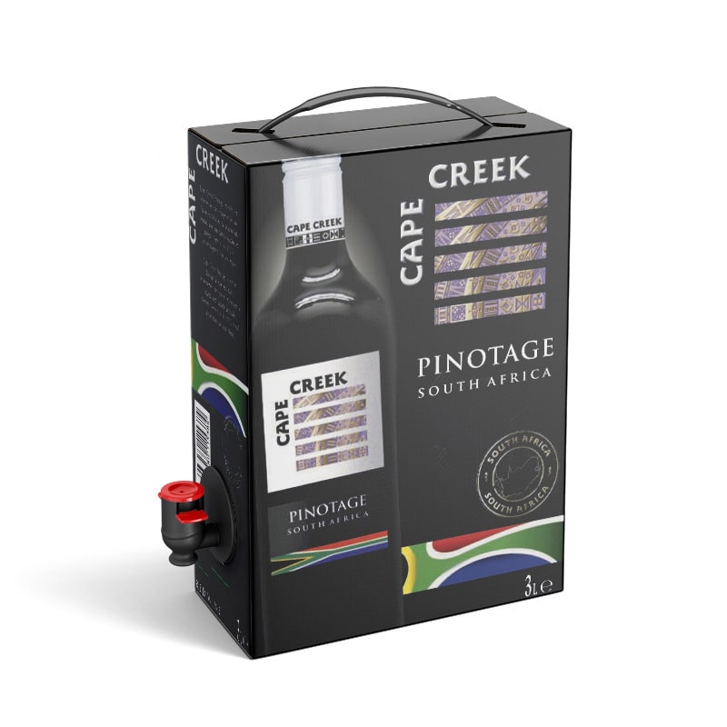 3L Pinotage Rouge South Africa Cape Creek 14,5%.