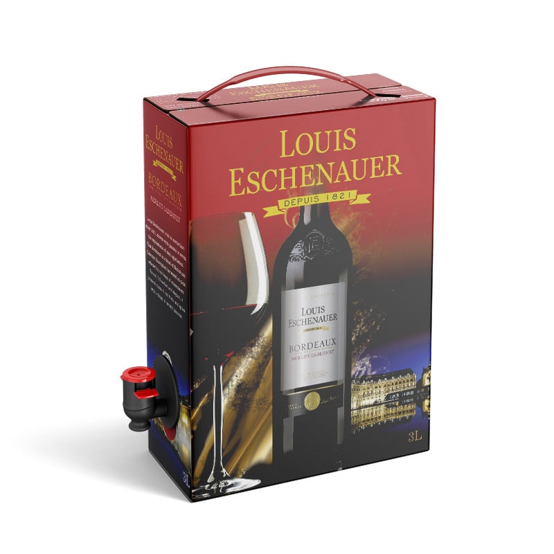 3L Louis Eschenauer AOC Bordeaux Rouge 13.5%.