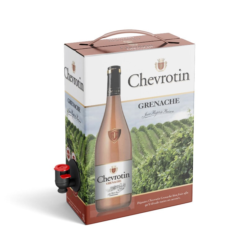 3L Grenache Vin D'Espagne Rose Chevrotin 12%.
