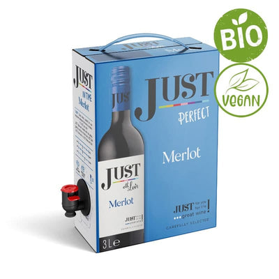3L Just Merlot Vegan Vin D'Espagne 12,5%.