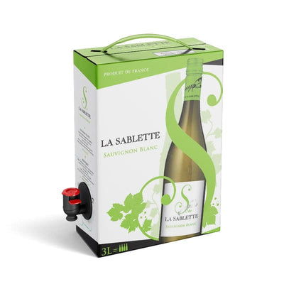 3L Sauvignon Blanc Vin de France La Sablette 11,5%.