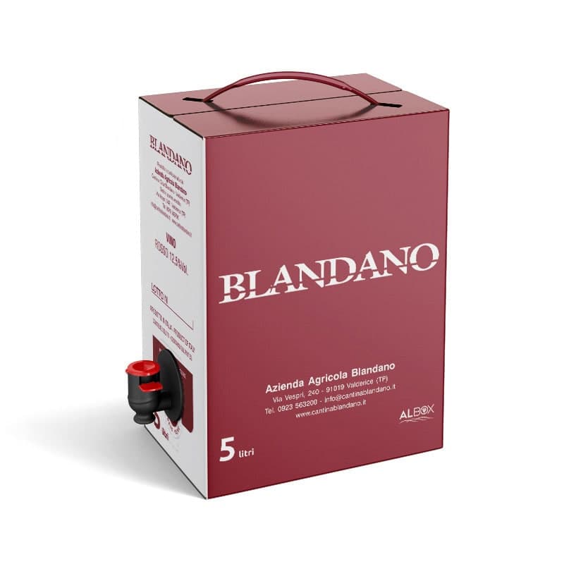 5L Rosso Italiano Sicilia 12,5%.